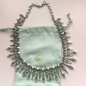 Kendra Scott Cici Necklace in Ant. Silver
